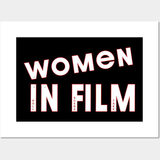 Women in Film, Filmmaker Wall Art by MythicLegendsDigital